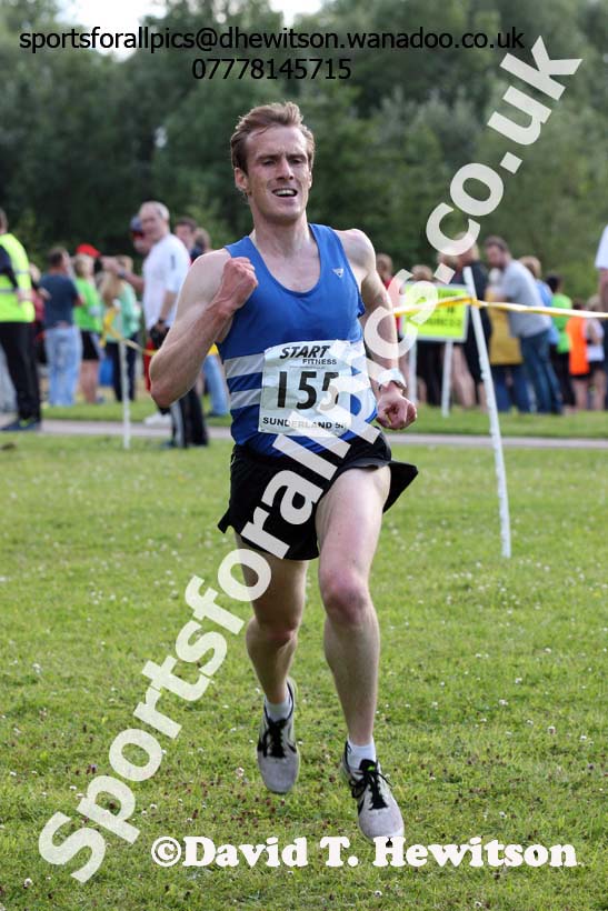 Senior mens Sunderland 5k Road Race. Photo: David T. Hewitson/Sports for All Pics